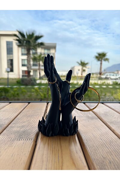 MEVV Tabak + El Şeklinde Yüzük & Takı Standı