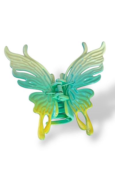 TAKIŞTIR Fuchsia Color Butterfly Figured Bone Latch Buckle