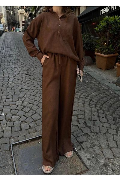 soBasic Set dublu confortabil din in