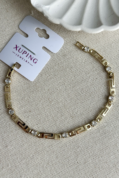 Modacaprea Xuping 14K 19 CM Nazar Rome Kadın Bileklik Kararmaz Kadın Xuping B...