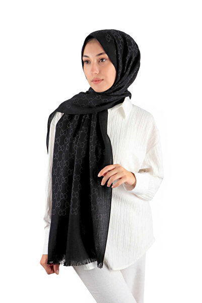 Webinay Home Tenká tkanina G vzor Bavlněný šátek Vlněný hedvábný šátek 4 sezóny oboustranný