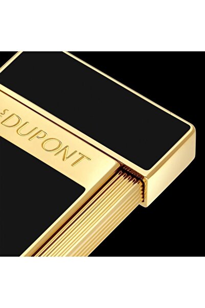 S.T. Dupont Slimmy Puro Çakmak Parlak Siyah Krom 28222