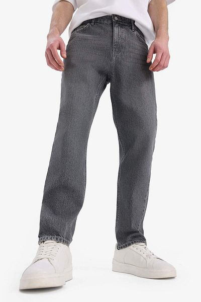 DeFacto 100% βαμβακερό τζιν παντελόνι 90's Slim Fit Skinny Fit ψηλόμεσο στενό παντελόνι D9332ax25sp