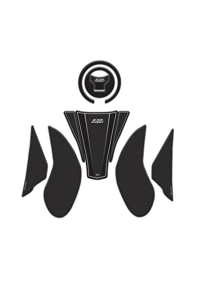 Redline Grafik CB500 Hornet 2025 Model Karbon Tank Pad Yan pad Depo Kapak Pad...