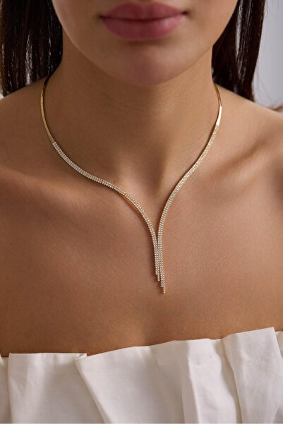 Tufanlar Kuyumculuk 14 Ayar Sarı Su Yolu Taşlı Altın Düğün Seti