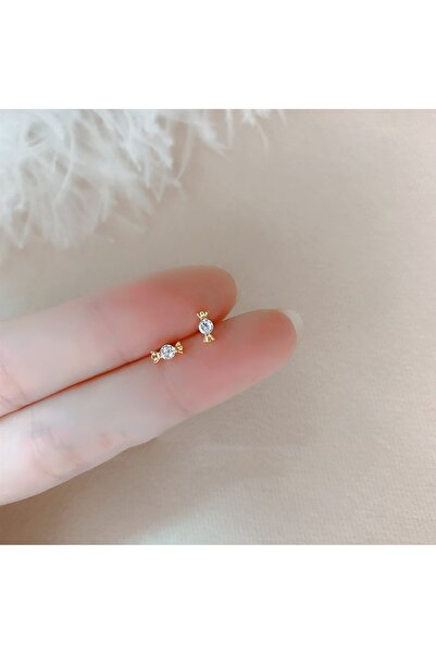 Choice AED02-4 أقراط متعددة الأنماط للنساء صغيرة من الزركون على شكل حلوى حلوة...