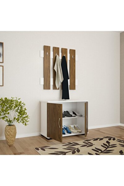 Modilayn Portmanto Ayakkabılık Vestiyer Askılıklı Ayakkabılık Dolabı Ard-117