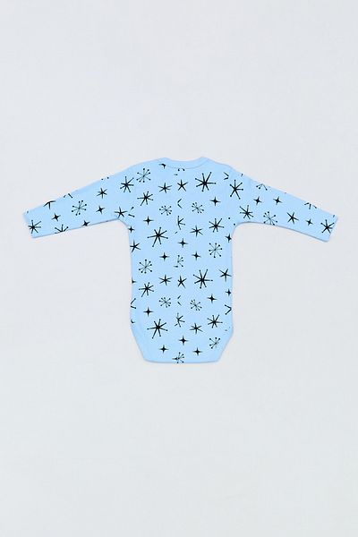 Fulla Moda Star Printed Unisex Kids Bodysuit