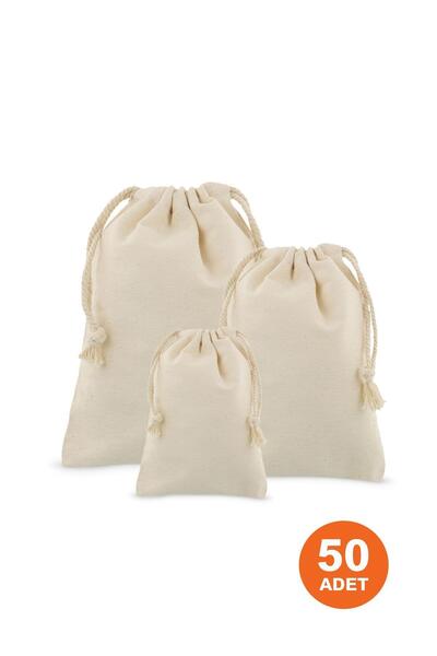 Çınar Bez Çanta Ham Bez Kese | 12x16cm (50 ADET)