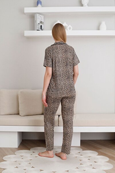 PİJAMOOD Γυναικείο Σετ Πιτζάμες Βαμβακερό Μπροστινό Κουμπί