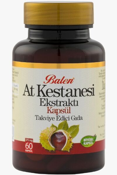 Balen At Kestanesi Ekstraktı Kapsül 60 Adet 375 Mg