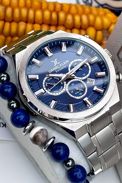 Daniel Klein Original All Functions Active New Season Men's Steel Watch Bracelet Gift