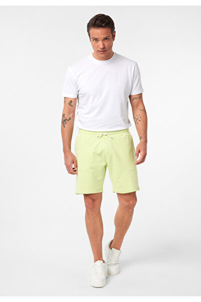Williot Ανδρικό σορτς Moreno Mint Regular Fit Βαμβακερό κεντημένο ελαστικό μέσης με ρυθμιζόμενη τσέπη