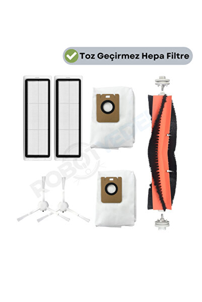 robotyedek Dreame Bot D10 Plus - 7 piese compatibile: perie de schimb și sac ...