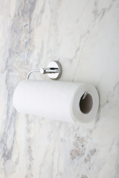 Alper Banyo Ceria Krom Solo Havluluk | Eko Model | Havlu Kağıdı Askısı | Yapışkanlı & Vidalı