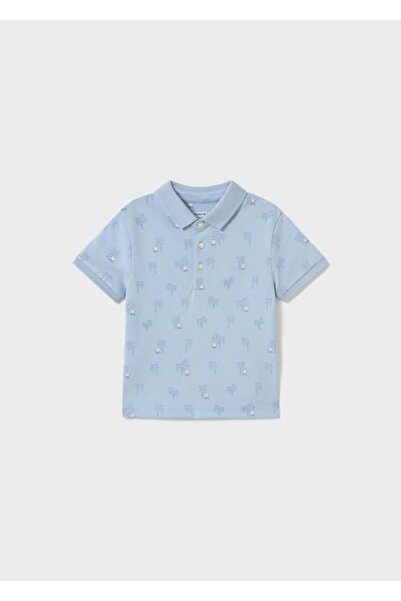 MAYORAL تيشيرت بياقة بولو مطبوعة للأطفال الأولاد من عمر 1 إلى 3 سنوات باللون ...