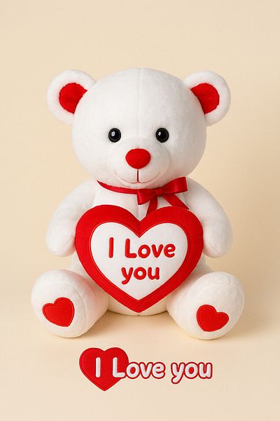 hak-iş oyuncak Plush 40 cm I Love You Heart Bear