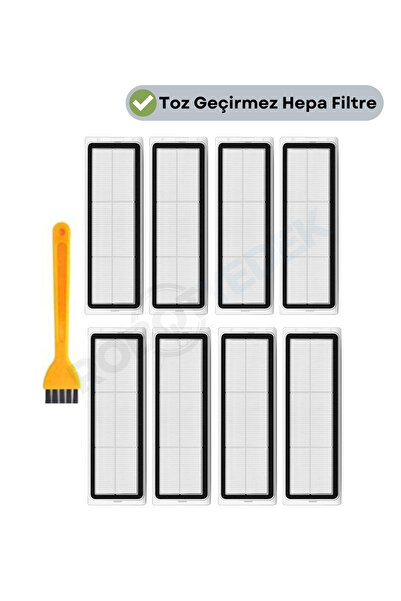 robotyedek Dreame Bot D10 Plus - Set de 9 filtre Hepa compatibile și kit de c...