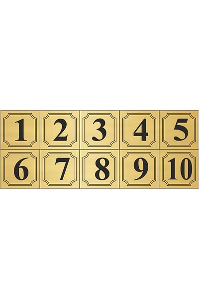 sıradışıhediyem Door Table Cabinet Set in Metal - 10 Units - 3,5Cmx3,5Cm Dimensions