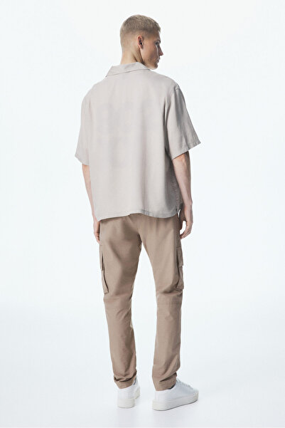 H&M Gabardin Kargo Pantolon Regular Fit