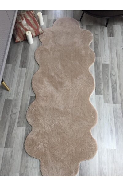 SERİA HALI Peluş Post Kürk Halı Yıkanabilir Kaymaz Taban Çiftkafa Pofuduk Pos...