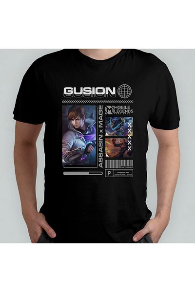 Pixxa Μπλουζάκι Mobile Legends Alpha Unisex 100% Cotton Crew Neck T-shirt