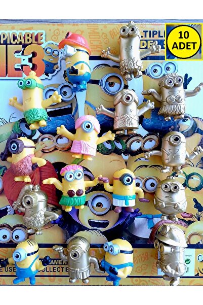 OYUNCAKSAHİLİ BOB KEVİN STUART 10 ADET MİNYON DESPİCABLE ME GİTARİST MİNİON O...