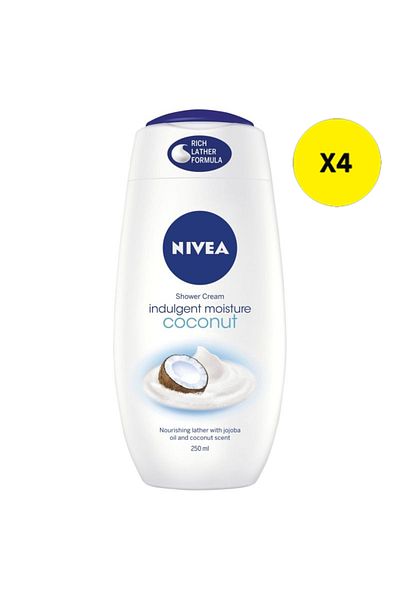 NIVEA X4 - NIVEA 250ML COCONUT SHOWER GEL