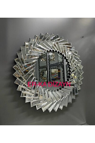 ER-KA DİZAYN Ayna Ultra Lüks Dresuar Petek Üstü Uçan Raf Çekmeceli Dresuar Aynalı Kalorifer Peteği Seti