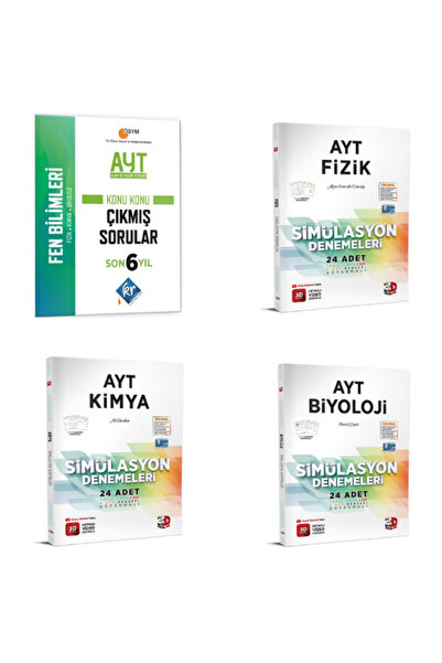 Garantör Akademi 2025 3d ayt fizik kimya ve biyoloji branş denemesi ve ayt fe...