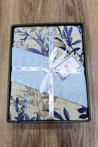 lissehome Vera Gray Premium Double Pike Set – Soft Cotton, Elegant Design