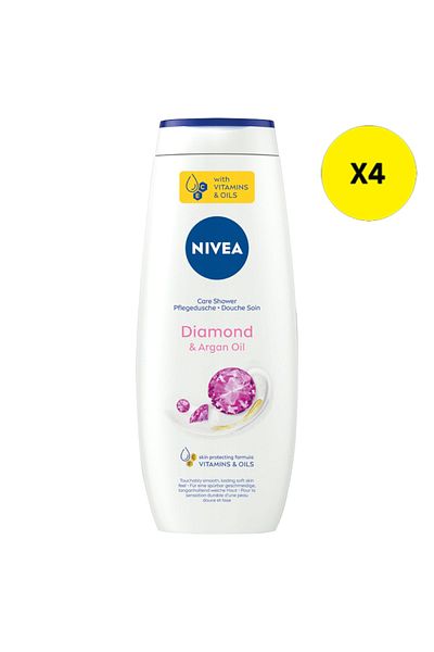 NIVEA X4 - NIVEA SHOWER GEL 500ML DIAMOND TOUCH