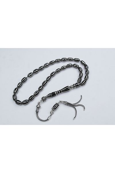 Skygo Oltu Stone Beyzi Model Eight Watermelon Embroidered Rosary