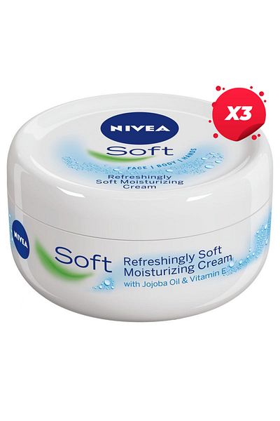 NIVEA X3 - NIVEA CREMA SOFT 200ML