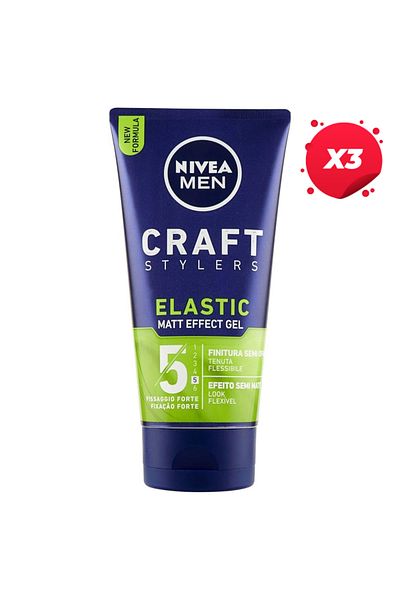NIVEA X3 - NIVEA HAIR GEL 150ML ELASTIC