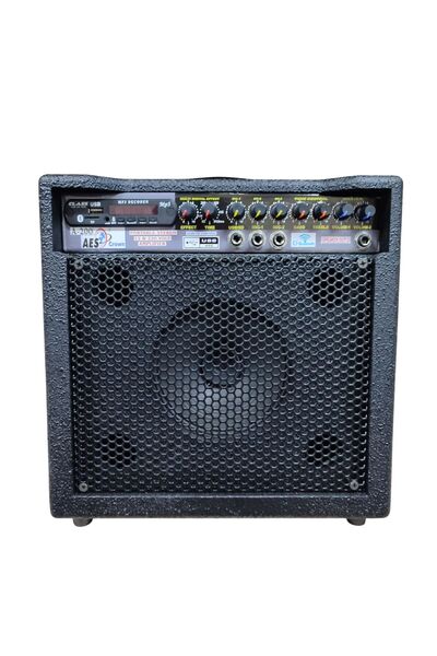 AES Crown A-200 | Çanta Amfi | 50 Watt | Gitar Amfisi | Saz Amfisi | Bluetoot...