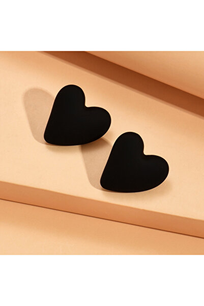 Choice black Koean Fashion Candy Color Acrylic Love Eardrop Simple Design Geo...