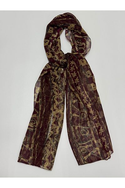 Ebr atelier Imported Patterned Scarf
