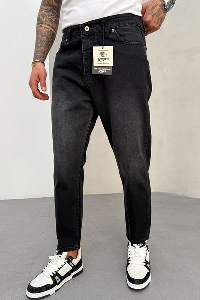 MADZEYMODA Ανδρικό Boyfriend Mold Denim Παντελόνι Smoked Jean Jeans KE-02