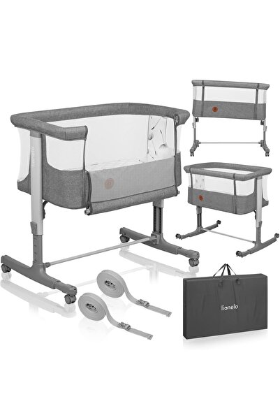 Lİonelo Aurora 3'ü 1 Arada Bebek Yatağı, Yan Yatak, Beşik ve Bağımsız Yatak, Tekerlekli