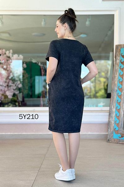 İnce Topuk Sequin Detail Dress with Front Pocket 5Y210
