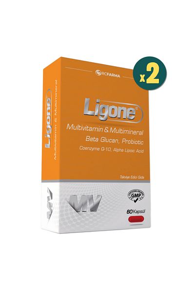 AKSU Ligone Betaglucan Multivitamin 60 Tablets 2 Pieces
