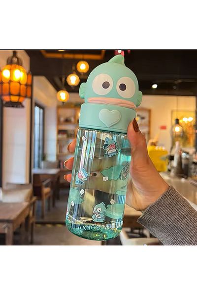 synshop Hangyodon Sanrio Cute Fish Water Bottle 500 ml Tritan Bpa Free
