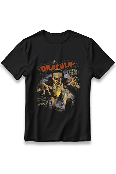 EZG Business Μπλουζάκι με σχέδιο της ταινίας DRACULA Unisex 100% άνετο μπλουζ...
