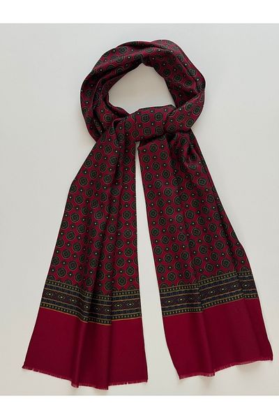 Ebr atelier Imported Burgundy Scarf
