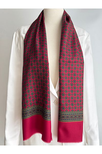 Ebr atelier Imported Burgundy Scarf