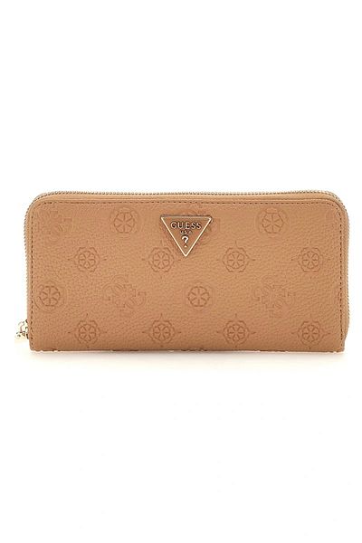 Guess Women's Beige Cresidia Large Zipper Wallet