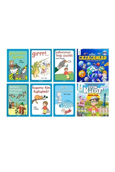 Mavi Bulut Yayıncılık Fatih Erdoğan Seti 6 Kitap Geçiyordum Uğradım Gırrr! 4 ...