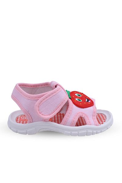 GEZER Kids Strawberry Pattern Comfortable Sole Daily Girls Sandals