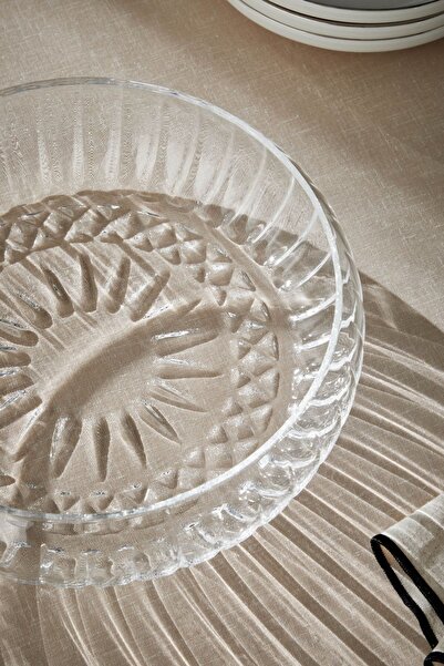 ORTAKÖY CENNETİ 2 Pcs Selen Concept Handmade Large Glass Salad Bowl 19 cm